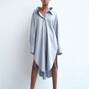 Zara Oversized Shirt Dress
